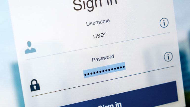 Instagram Account gehacked: Konto Zugang Login-Bildschirm in einem Internet Browser