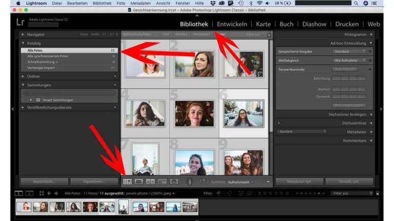 Lightroom Gesichtserkennung: Gesichtsdatensätze aktualisieren Lightroom-Gesichtserkennung: Gesichtsdatensätze aktualisieren