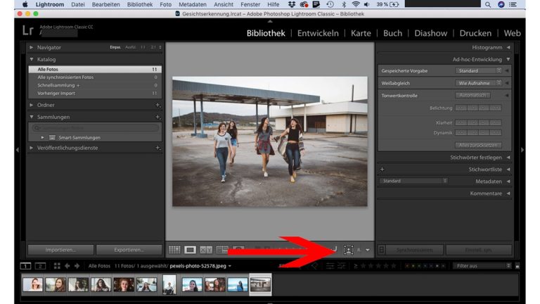 Lightroom Gesichtserkennung: Lupe Lightroom-Gesichtserkennung: Lupe nutzen