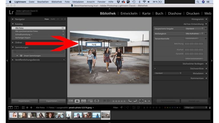 Lightroom Gesichtserkennung: Lupe anwenden Lightroom-Gesichtserkennung: Lupe anwenden