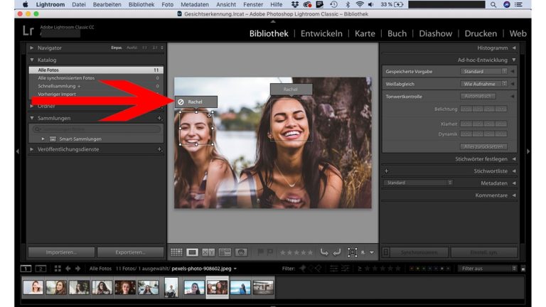 Lightroom Gesichtserkennung: Namen ändern Lightroom-Gesichtserkennung: Namen ändern