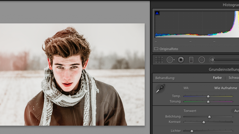 Lightroom: Belichtung anpassen