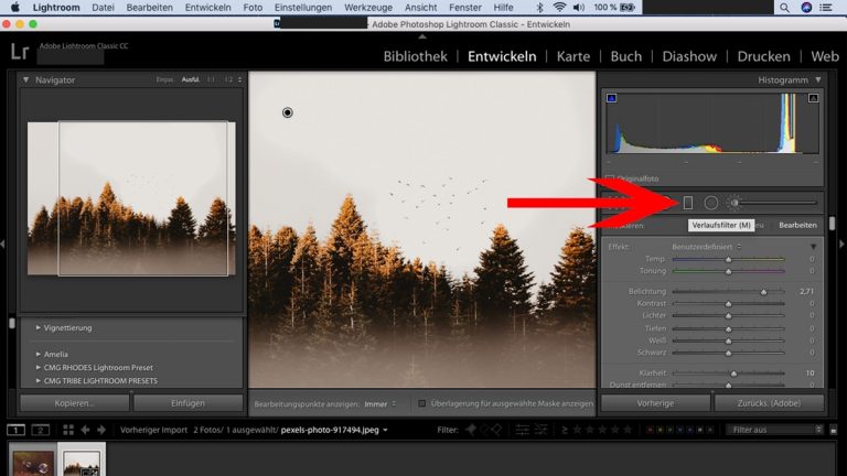 Lightroom-Workflow: Verlaufsfilter Lightroom-Workflow: Verlaufsfilter