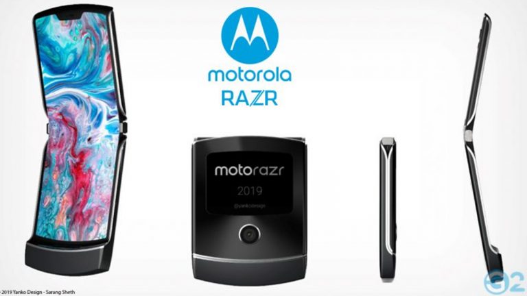 Renderbild Motorola Razr