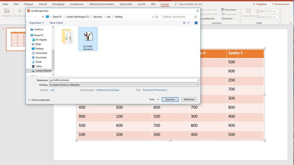 In PowerPointTabelle animieren So einfach geht