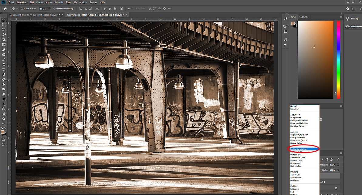 SepiaEffekt mit So geht's mit Filtern OTTO
