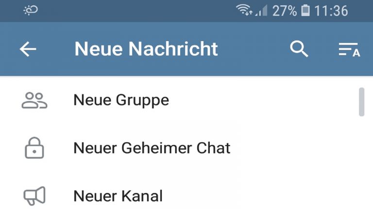 Geheimer Chat bei Telegram