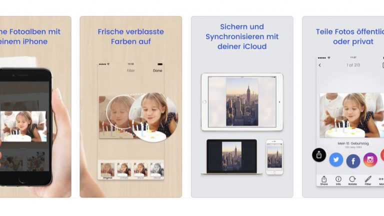 Unfade-Fotoscanner-App in der Vorschau bei iTunes Unfade-Fotoscanner-App in der Vorschau bei iTunes