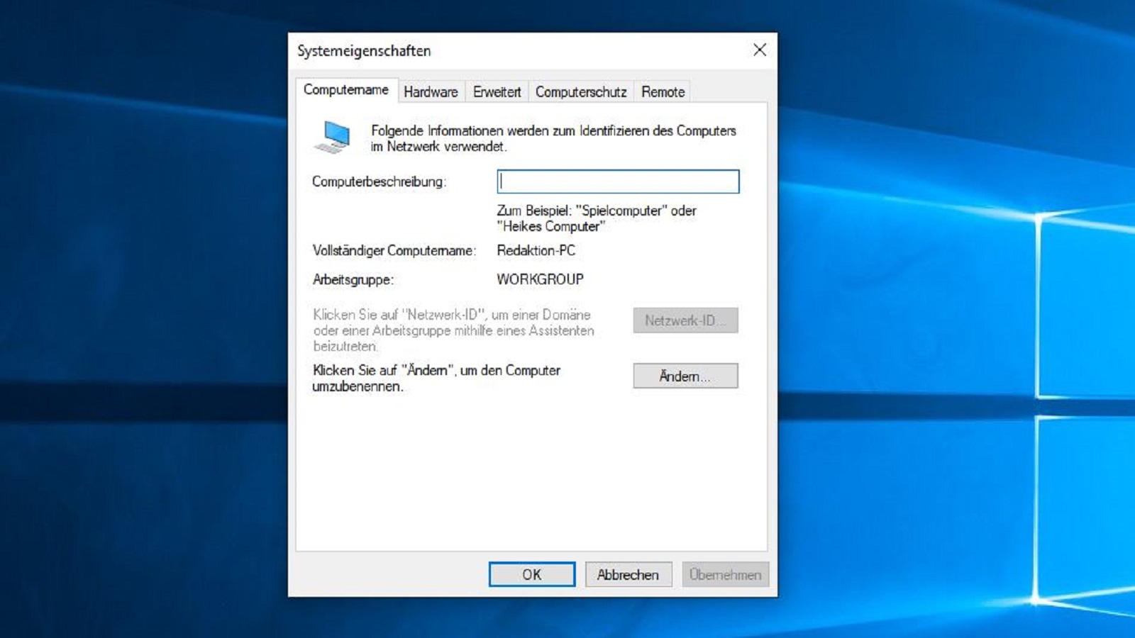 Windows 10 Computername herausfinden und ändern UPDATED
