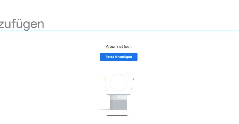 Google-Fotos-Fenster Album erstellen