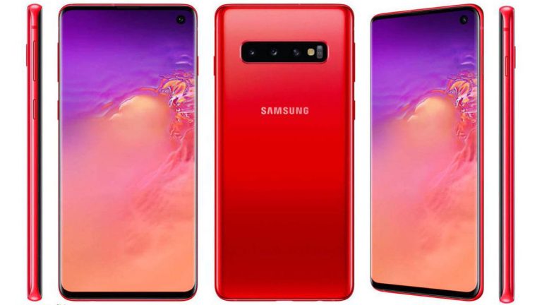 Galaxy S10 in Rot