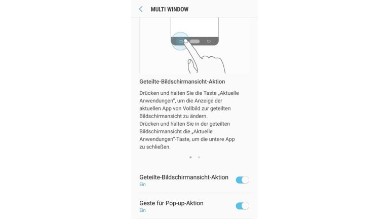 Android Geteilte Bildschirmansicht Multi Window aktivieren