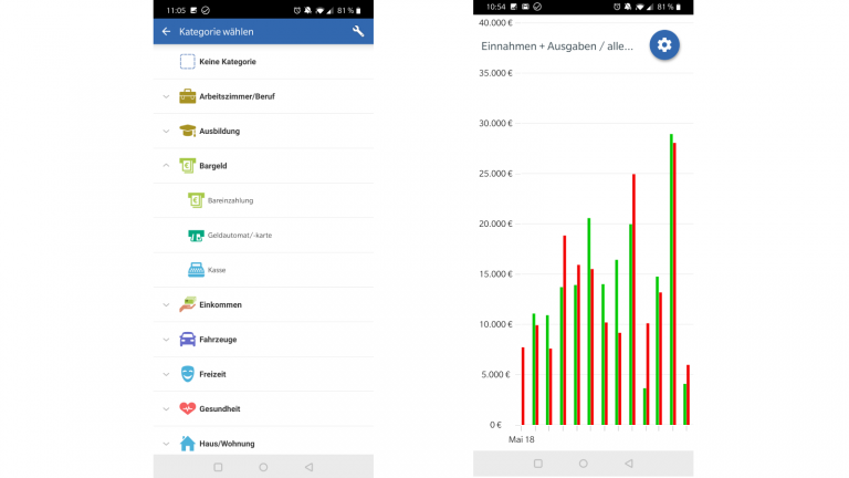 Screenshot Banking-App StarMoney