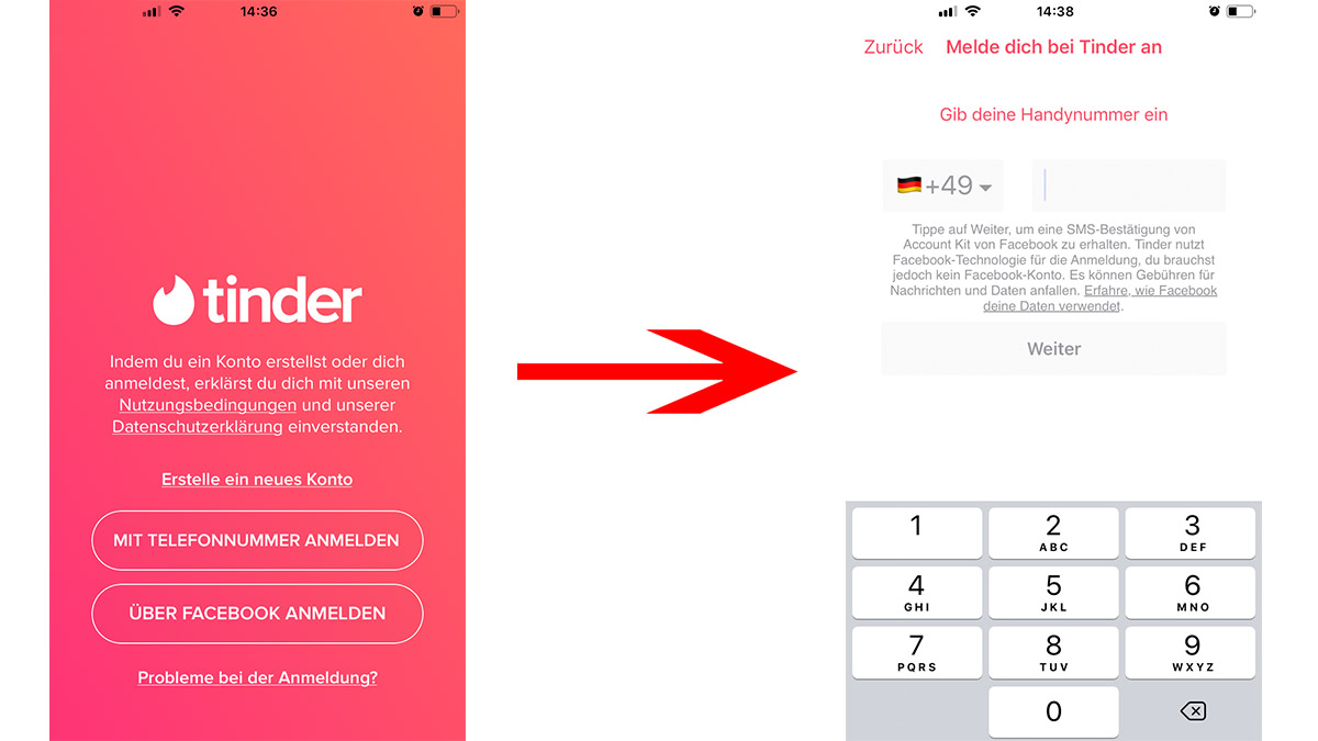 TinderAccount erstellen, bearbeiten und löschen So geht
