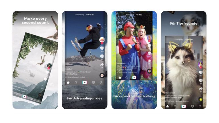 TikTok Video-App als YouTube-Alternative
