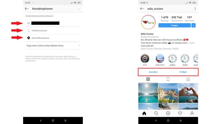 Wenn du viele Daten angibst, k&ouml;nnen Nutzer dich besonders leicht kontaktieren
