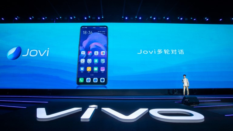 Vivo-Event mit Speaker auf B&uuml;hne