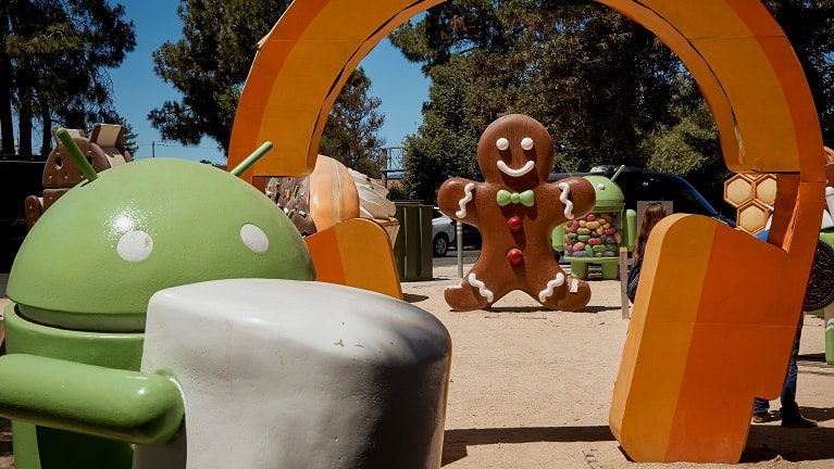 Android-Versionen als Spielplatz
