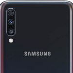 Galaxy A70 R&uuml;ckseite mit Triple-Kamera