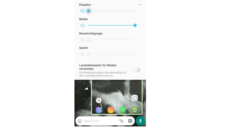 Android-Telefon im Lautlos-Modus