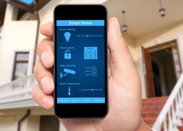Smart-Home-Sicherheitssystem auf dem Smartphone