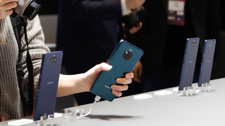 Sony-Smartphones auf Messe
