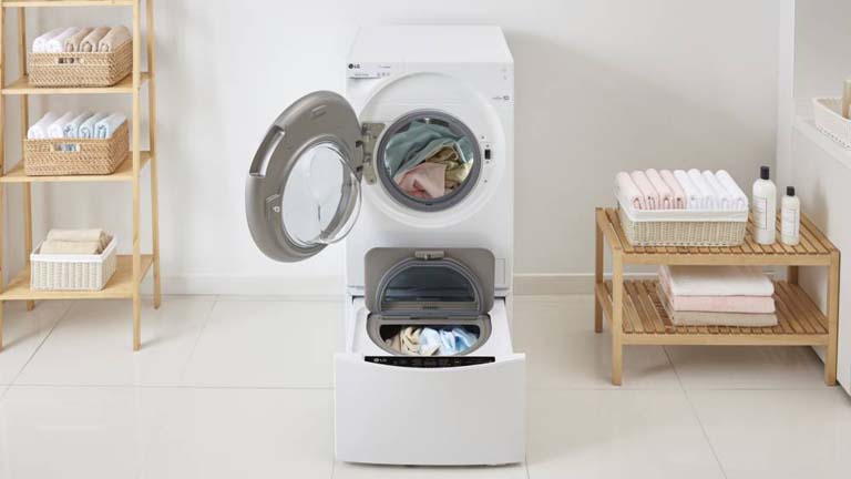 LG TWINWash zwei Waschmaschinen