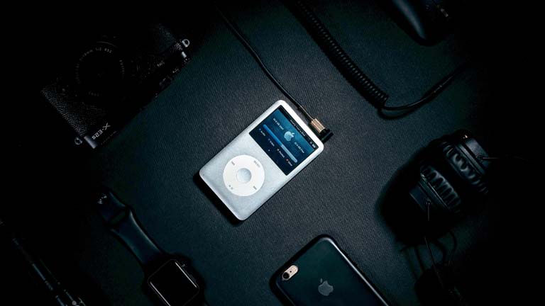 Weißer iPod Classic