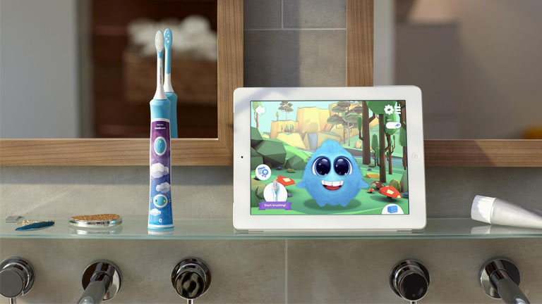 Elektrische Zahnbürste für Kinder: Mit App-Unterstützung gründlich Zähne putzen