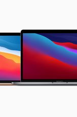 Produktfoto der aktualisierten Mac-Systeme: MacBook Air, MacBook Pro und Mac mini.