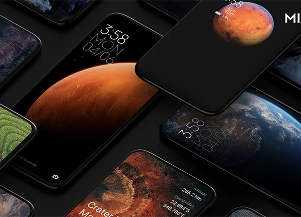 Einige neue Wallpaper von MIUI 12 in der &Uuml;bersicht.