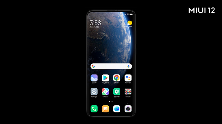Ein Screenshot von MIUI 12 auf einem Xiaomi-Smartphone.