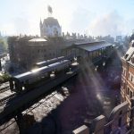 Ein Screenshot aus dem Spiel Battlefield V, auf dem eine Stadt zu sehen ist.