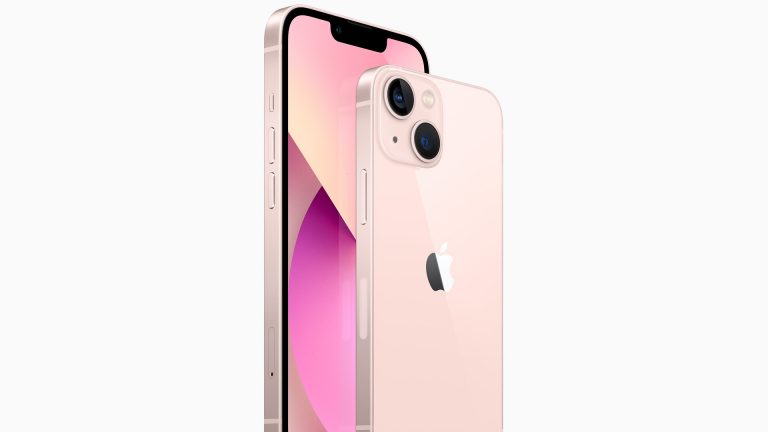 Das iPhone 13 und iPhone 13 mini in Rosé.