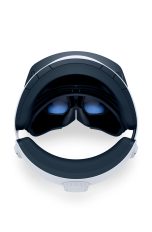 Produktfoto der PlayStation VR 2 inklusiver der VR Sense Controller.