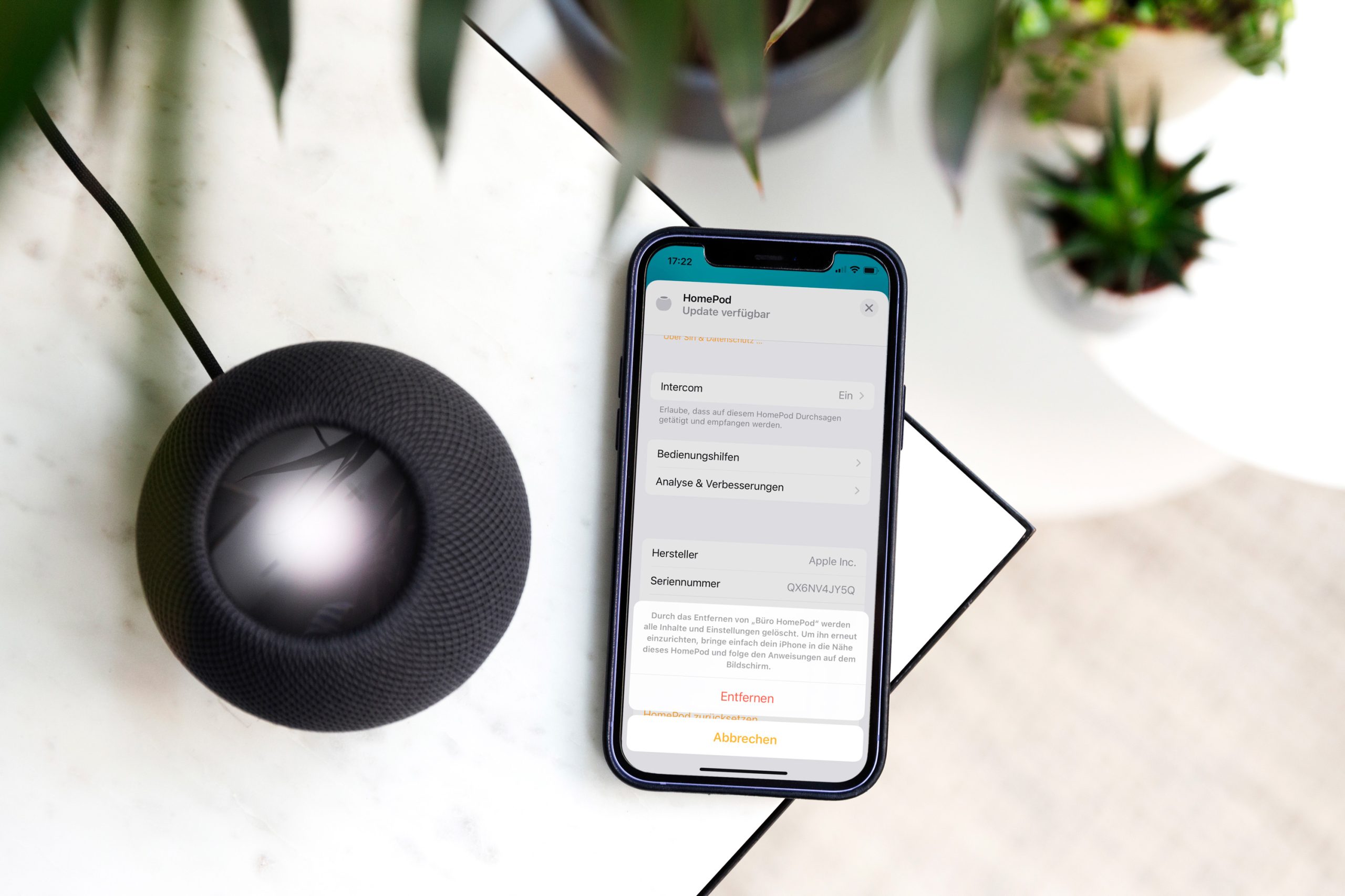 HomePod (mini) zurücksetzen Auf Werkseinstellung OTTO
