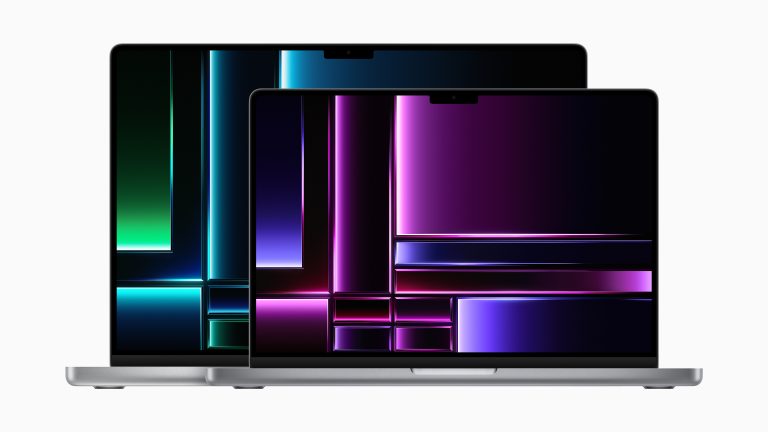 Produktbild der beiden neuen MacBook-Pro-Modelle in 14 und 16 Zoll.