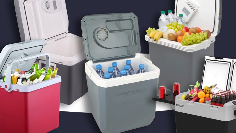 F&uuml;nf aktuelle elektrische K&uuml;hlboxen f&uuml;r K&uuml;hlung auf Reisen.