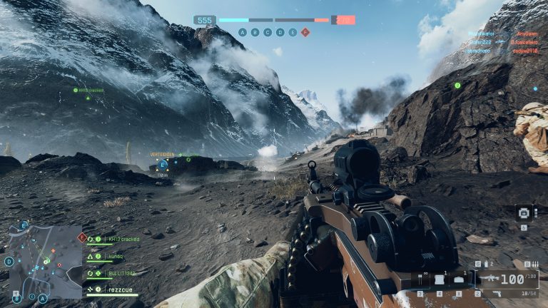 Screenshot von Battlefield 6, auf dem die Versorger-Klasse zu sehen ist.