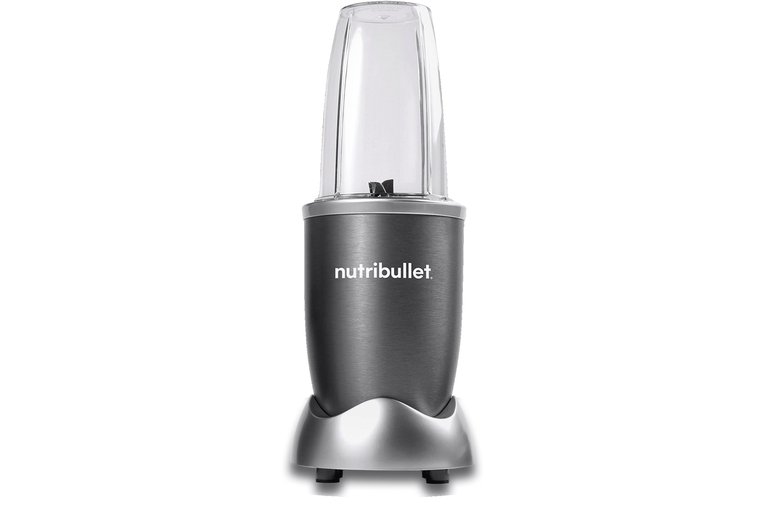 Der Nutribullet Smoothie-Maker NB606DG freistehend auf wei&szlig;em Hintergrund.