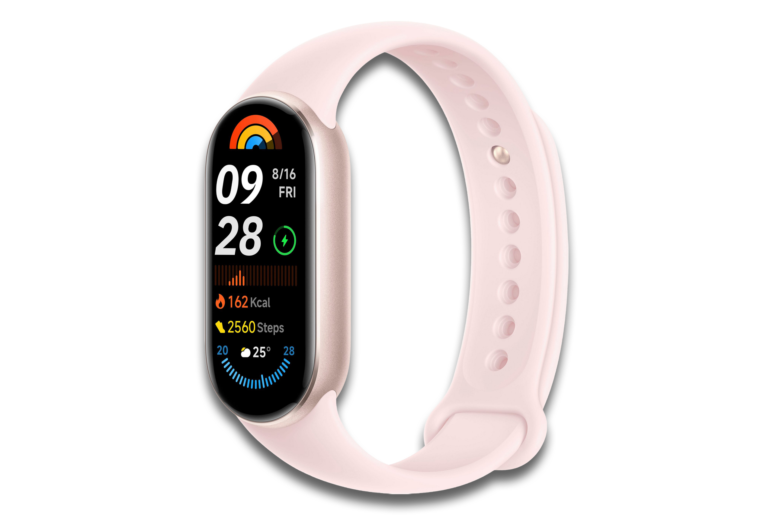 Das Smart Band 9 von Xiaomi freigestellt