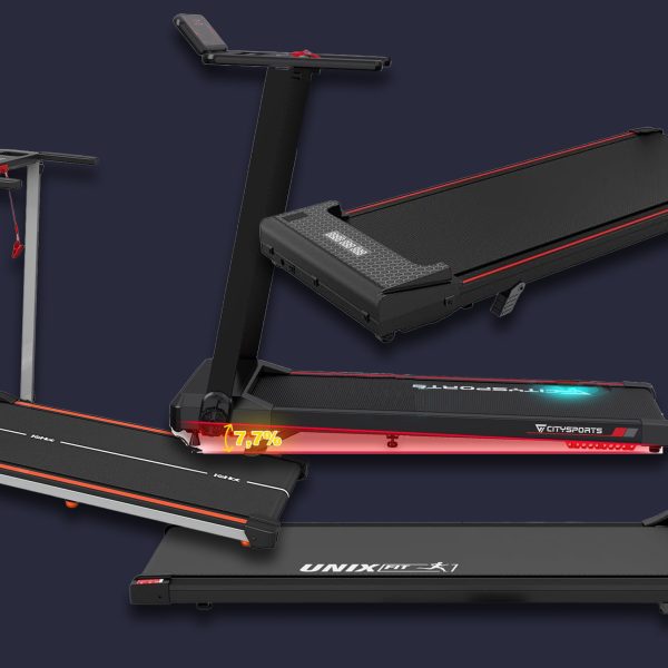 Freisteller von vier Walking Pads