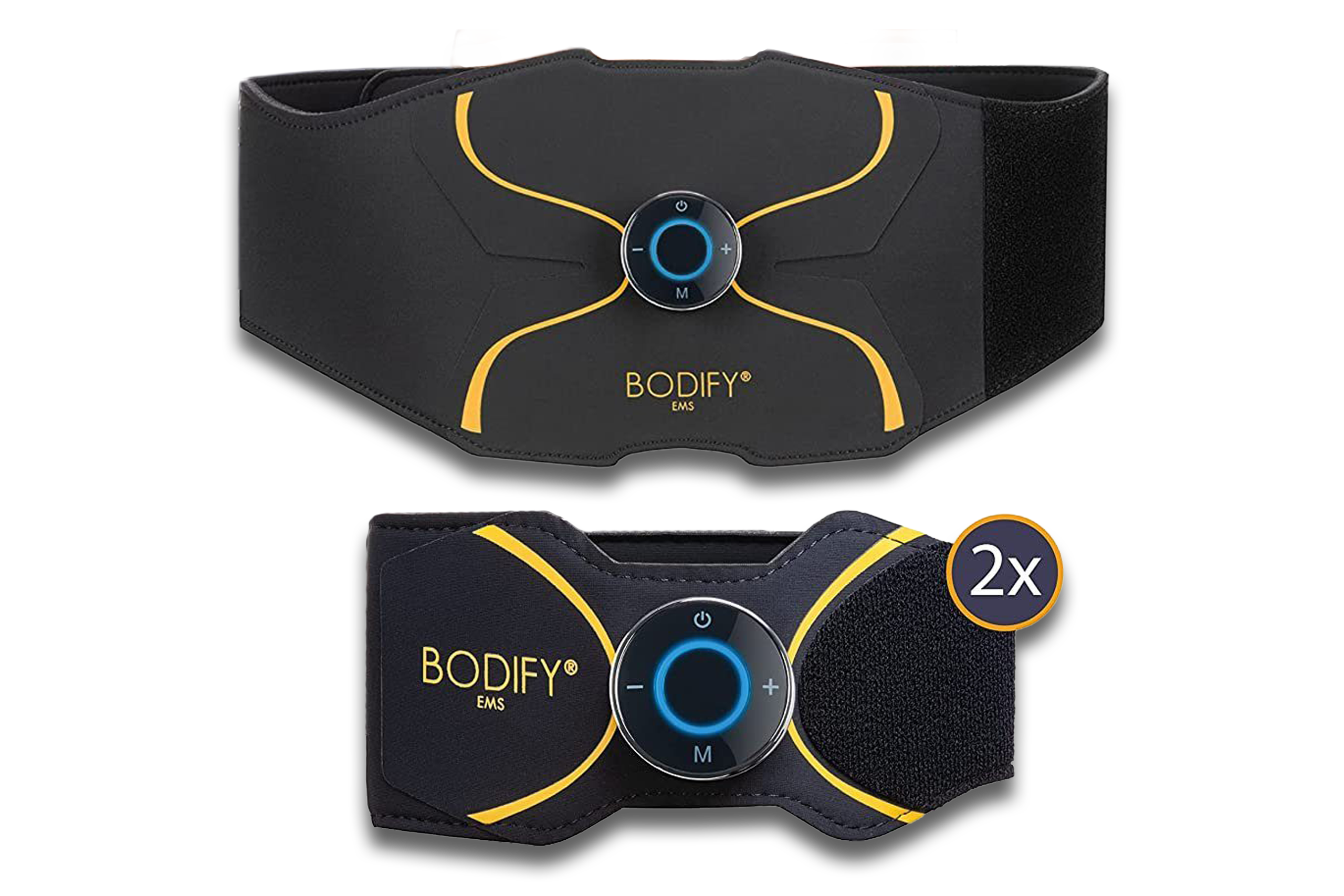 EMS Bodify 3in1-EMS-Ger&auml;t freigestellt auf wei&szlig;em Hintergrund