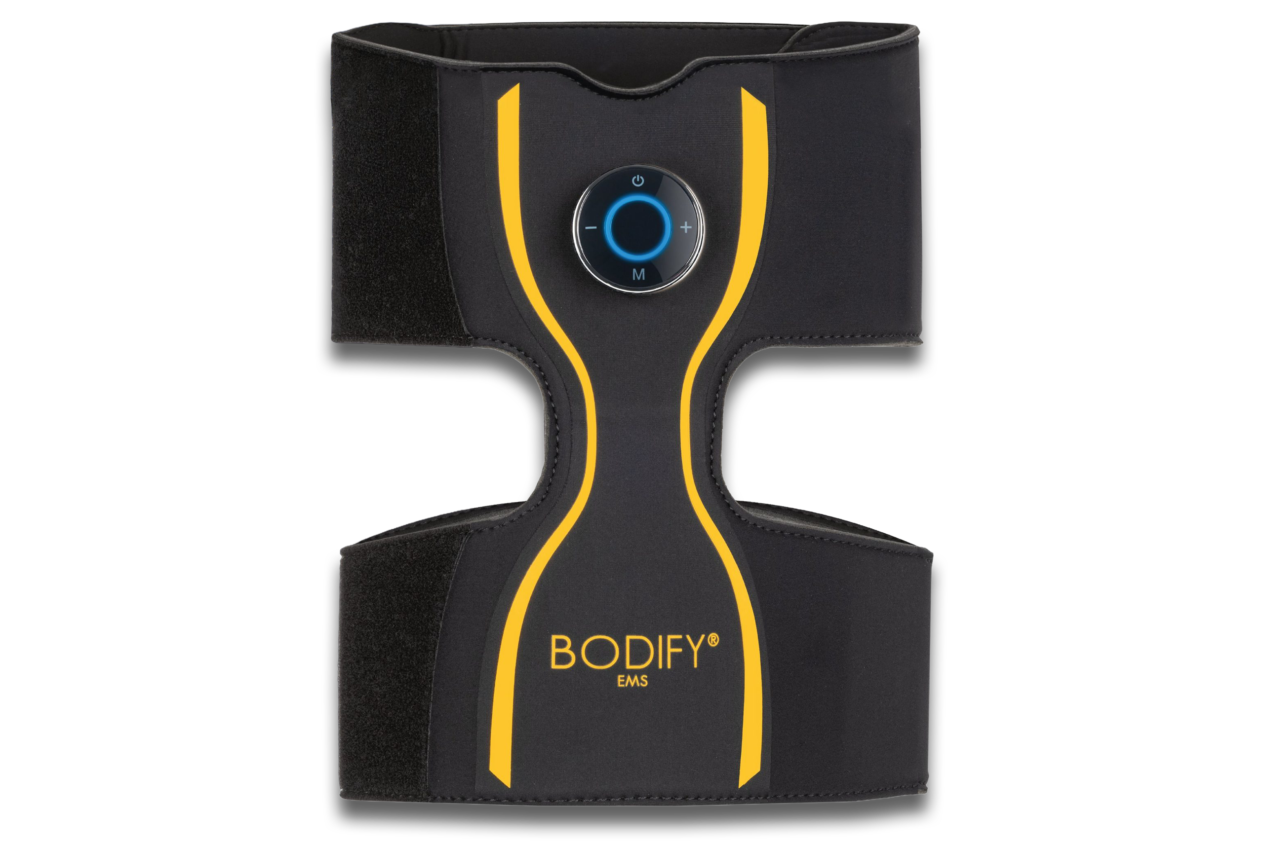 Bodify EMS-Beintrainer Pro freigestellt auf wei&szlig;em Hintergrund.