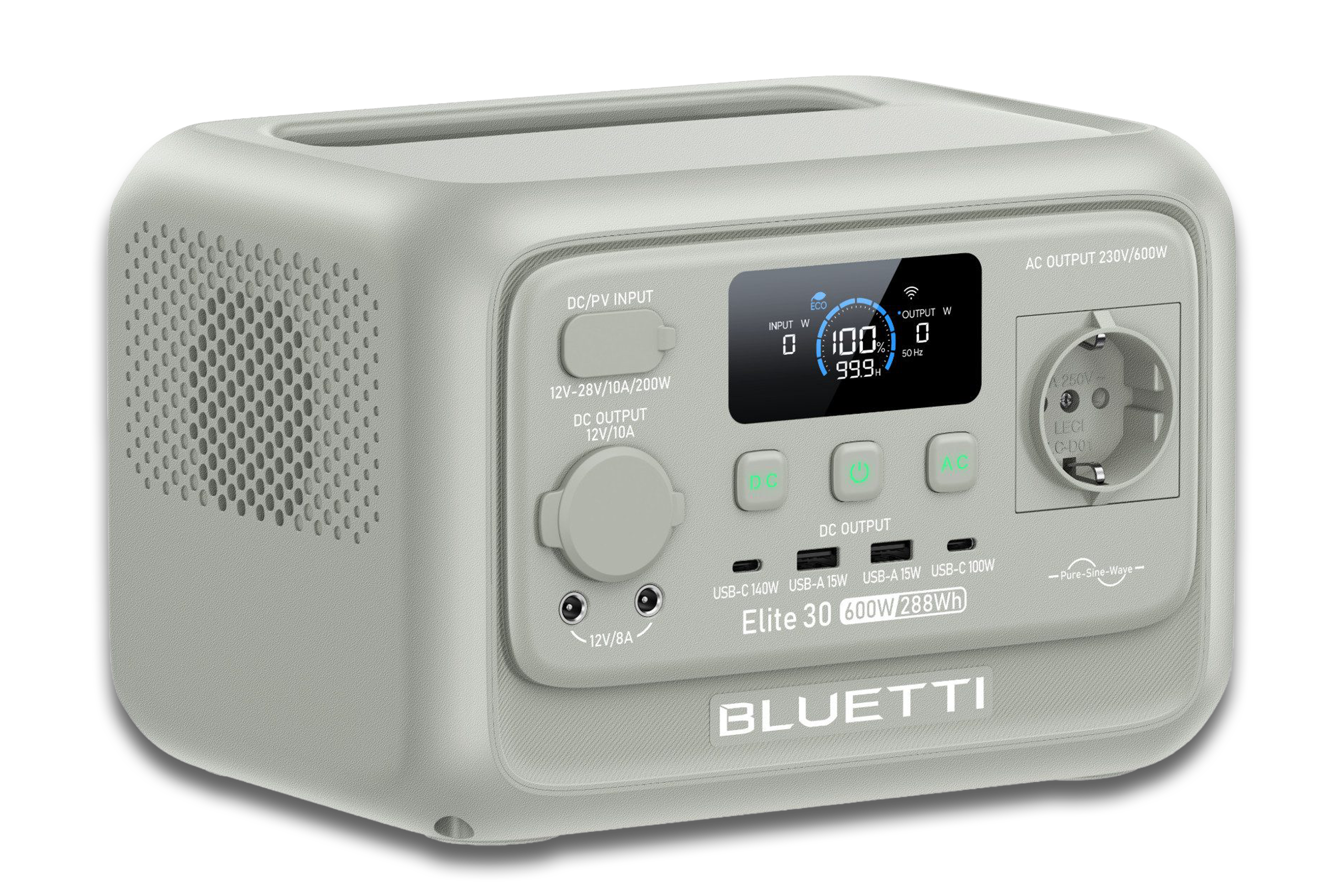 Der BLUETTI Stromerzeuger Elite 30 V2.
