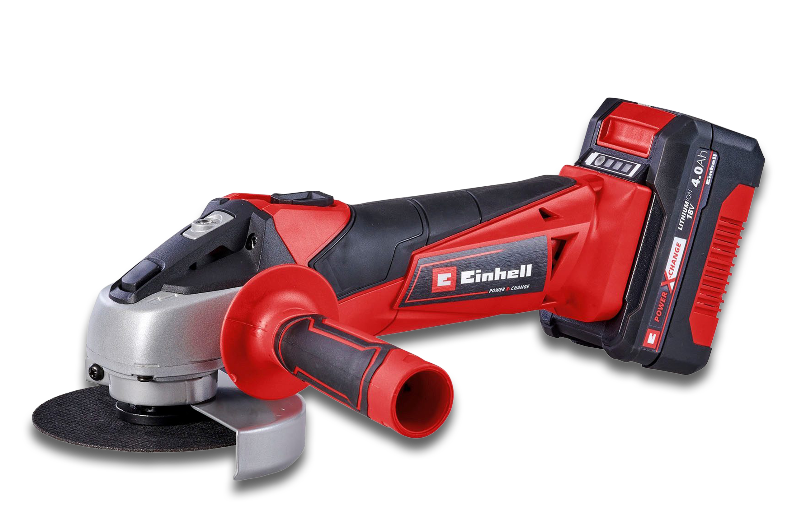 Bild von einem EINHELL Akku-Winkelschleifer TC-AG 18/115 Li.
