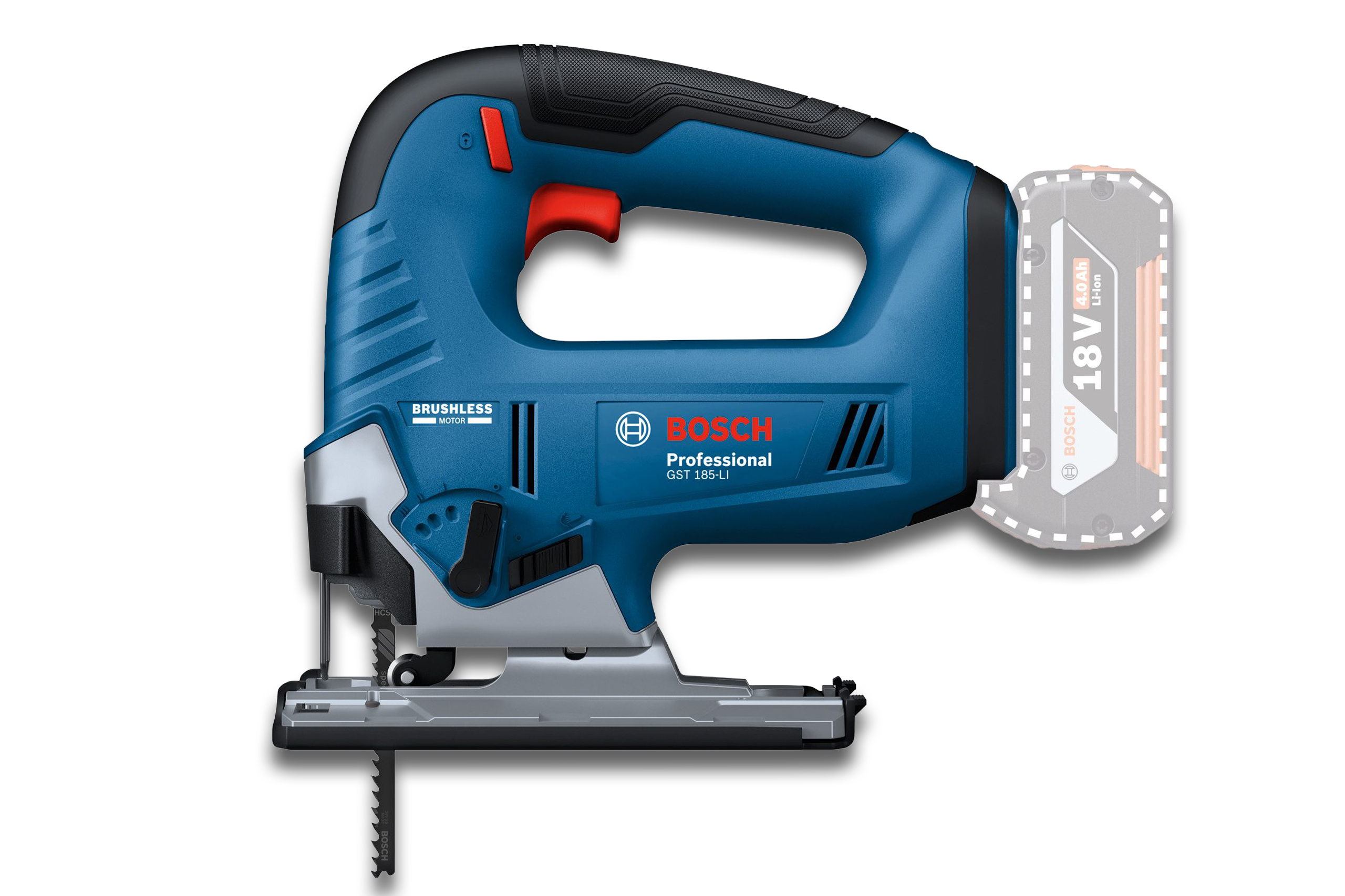Bild der BOSCH PROFESSIONAL Akku-Stichs&auml;ge GST 18V-125 B