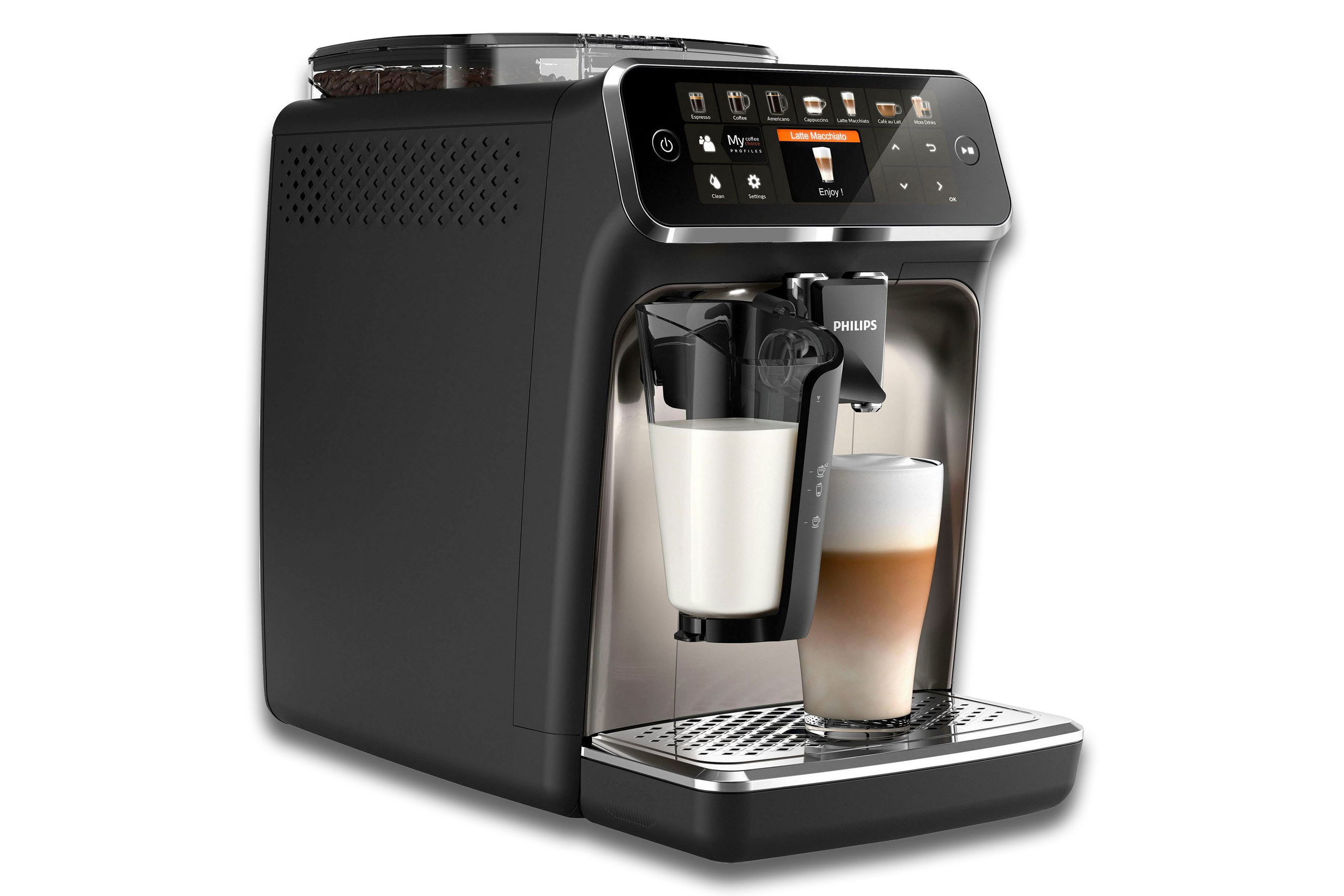 Bild von einem PHILIPS Kaffeevollautomat EP5447/90 5400 Series.