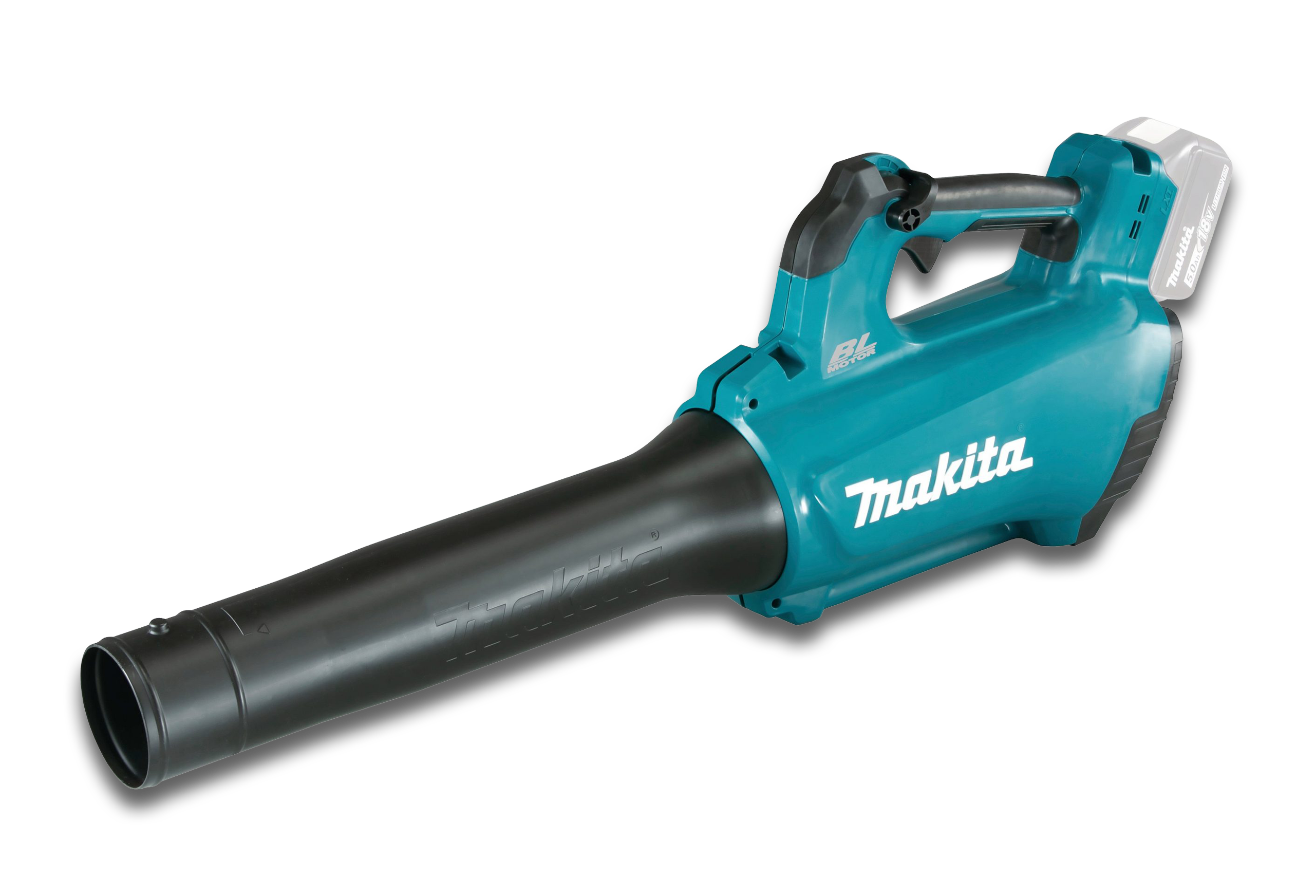 Der Makita DUB184Z Akku-Laubbläser freigestellt