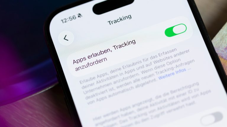 App-Berechtigungen bei iPhone und Android, Das solltest du wissen Blick auf die Tracking-Einstellungen bei einem iPhone.